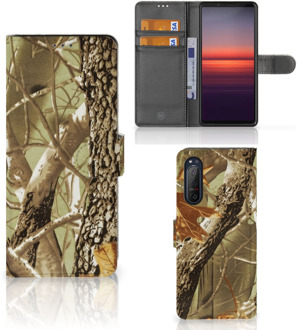 B2Ctelecom Beschermhoesje Sony Xperia 5II Wallet Book Case Wildernis