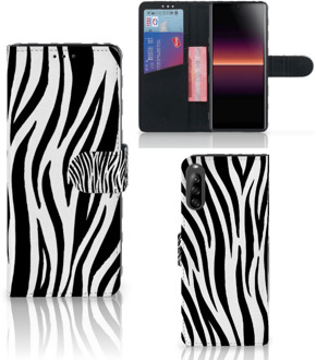 B2Ctelecom Beschermhoesje Sony Xperia L4 Smartphone Hoesje Zebra