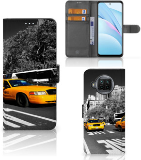 B2Ctelecom Beschermhoesje Xiaomi Mi 10T Lite Telefoon Hoesje New York Taxi