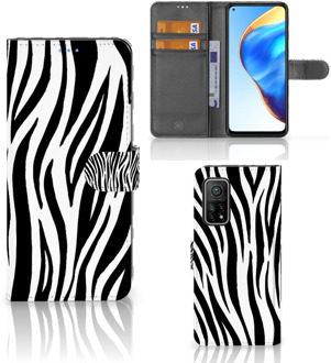 B2Ctelecom Beschermhoesje Xiaomi Mi 10T Pro | Mi 10T Smartphone Hoesje Zebra