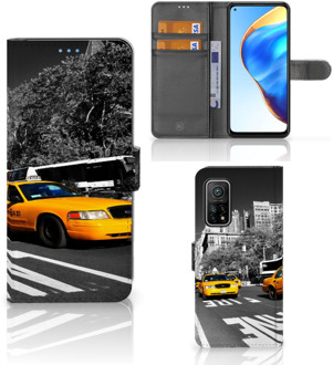 B2Ctelecom Beschermhoesje Xiaomi Mi 10T Pro | Mi 10T Telefoon Hoesje New York Taxi