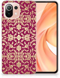 B2Ctelecom Beschermhoesje Xiaomi Mi 11 Lite Smartphone hoesje Barok Pink