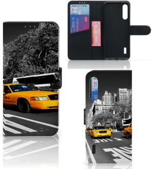 B2Ctelecom Beschermhoesje Xiaomi Mi A3 Telefoon Hoesje New York Taxi