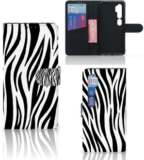 B2Ctelecom Beschermhoesje Xiaomi Mi Note 10 Pro Smartphone Hoesje Zebra