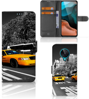 B2Ctelecom Beschermhoesje Xiaomi Poco F2 Pro Telefoon Hoesje New York Taxi