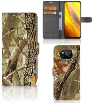 B2Ctelecom Beschermhoesje Xiaomi Poco X3 Wallet Book Case Wildernis