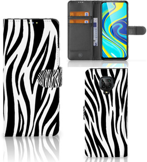 B2Ctelecom Beschermhoesje Xiaomi Redmi Note 9 Pro | Note 9S Smartphone Hoesje Zebra