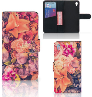 B2Ctelecom Boekhoesje Design Bosje Bloemen Geschikt voor Sony Xperia Z3