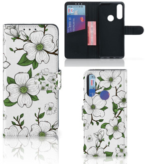 B2Ctelecom Book Case Alcatel 1S 2020 Hoesje Dogwood Flowers