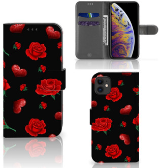 B2Ctelecom Book Case iPhone 11 Leuk Hoesje Valentine Design