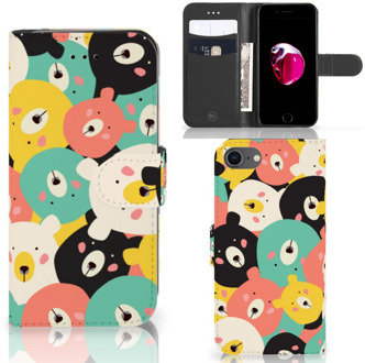 B2Ctelecom Book Case iPhone 7 | 8 Hoesje Bears