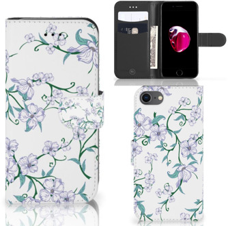 B2Ctelecom Book Case iPhone 7 | 8 Hoesje Blossom White