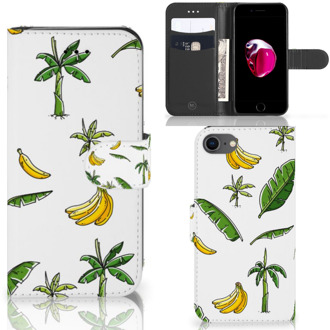 B2Ctelecom Book Case iPhone 7 | 8 Hoesje Design Banana Tree