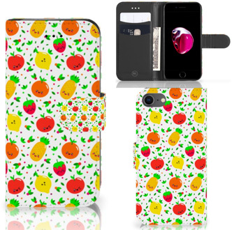 B2Ctelecom Book Case iPhone 7 | 8 Hoesje Design Fruits