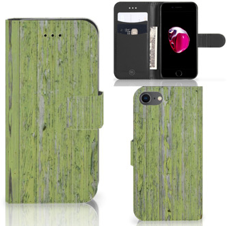 B2Ctelecom Book Case iPhone 7 | 8 Hoesje Design Green Wood