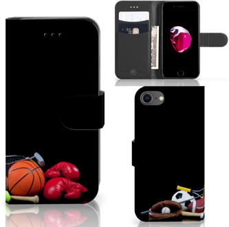 B2Ctelecom Book Case iPhone 7 | 8 Hoesje Design Sports