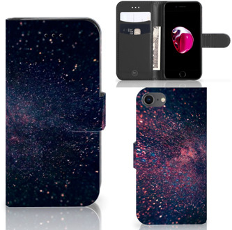 B2Ctelecom Book Case iPhone 7 | 8 Hoesje Design Stars