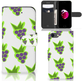 B2Ctelecom Book Case iPhone 7 | 8 Hoesje Druiven