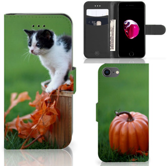 B2Ctelecom Book Case iPhone 7 | 8 Hoesje Kitten