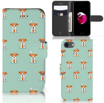 B2Ctelecom Book Case iPhone 7 | 8 Hoesje Pups