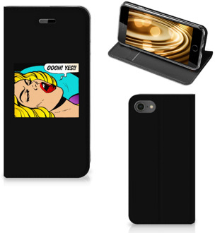 B2Ctelecom Book case iPhone 7 | 8 Popart Oh Yes