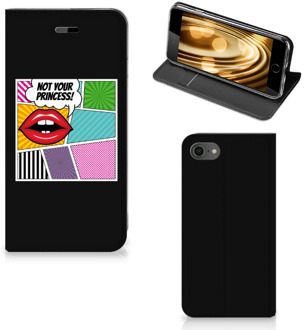 B2Ctelecom Book case iPhone 7 | 8 Popart Princess