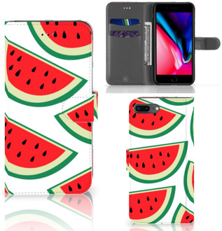 B2Ctelecom Book Case iPhone 7 Plus | 8 Plus Bookstyle Case Watermelons