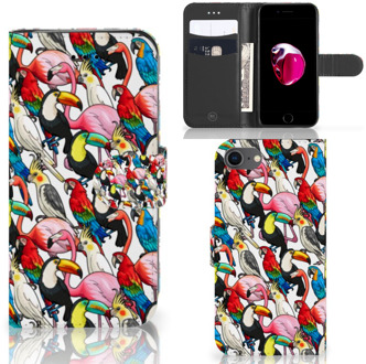 B2Ctelecom Book Case iPhone SE (2020) | 7 | 8 Hoesje Birds