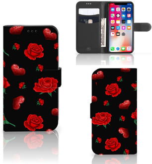 B2Ctelecom Book Case iPhone Xr Leuk Hoesje Valentine Design