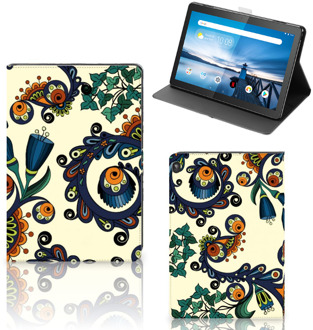 B2Ctelecom Book Case Lenovo Tablet M10 Hoes met Standaard Barok Flower