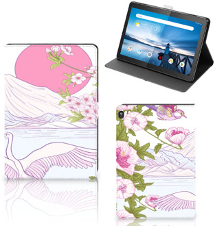 B2Ctelecom Book Case Lenovo Tablet M10 Hoesje met Magneetsluiting Bird Standing