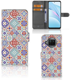 B2Ctelecom Book Case met foto Xiaomi Mi 10T Lite GSM Hoesje Tiles Color