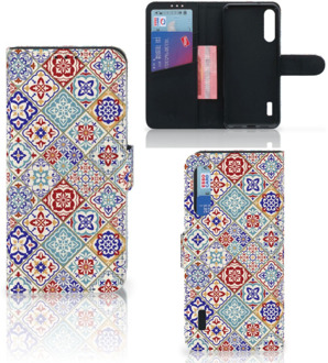 B2Ctelecom Book Case met foto Xiaomi Mi A3 GSM Hoesje Tiles Color