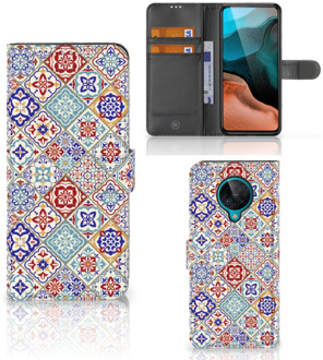 B2Ctelecom Book Case met foto Xiaomi Poco F2 Pro GSM Hoesje Tiles Color