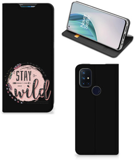 B2Ctelecom Book Case met Tekst OnePlus Nord N10 5G Smart Cover Boho Stay Wild