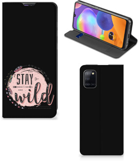 B2Ctelecom Book Case met Tekst Samsung Galaxy A31 Smart Cover Boho Stay Wild