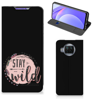 B2Ctelecom Book Case met Tekst Xiaomi Mi 10T Lite Smart Cover Boho Stay Wild