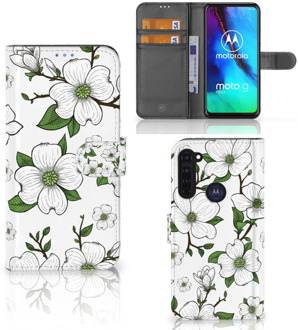 B2Ctelecom Book Case Motorola Moto G Pro Hoesje Dogwood Flowers