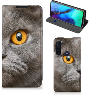 B2Ctelecom Book Case Motorola Moto G Pro Telefoon Hoesje Britse Korthaar