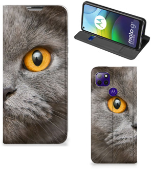 B2Ctelecom Book Case Motorola Moto G9 Power Telefoon Hoesje Britse Korthaar