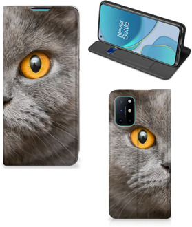 B2Ctelecom Book Case OnePlus 8T Telefoon Hoesje Britse Korthaar