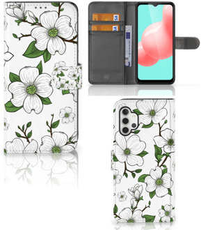 B2Ctelecom Book Case Samsung Galaxy A32 5G Hoesje Dogwood Flowers