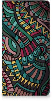 B2Ctelecom Book Case Samsung Galaxy A51 Hoesje met Magneet Aztec