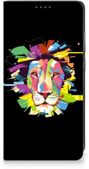 B2Ctelecom Book Case Samsung Galaxy A52 Smart Cover Lion Color