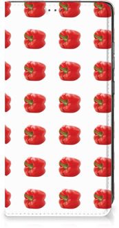 B2Ctelecom Book Case Samsung Galaxy A52 Telefoonhoesje Paprika Red