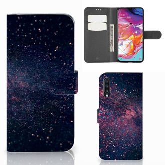 B2Ctelecom Book Case Samsung Galaxy A70 Stars