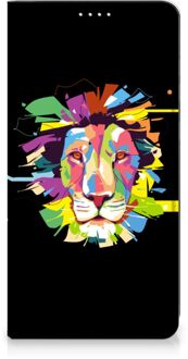 B2Ctelecom Book Case Samsung Galaxy S20 FE Smart Cover Lion Color