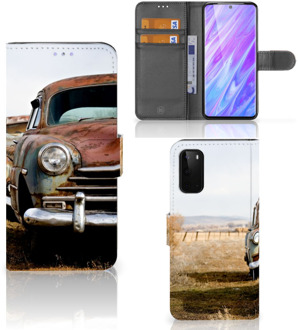 B2Ctelecom Book Case Samsung Galaxy S20 Telefoonhoesje met foto Vintage Auto