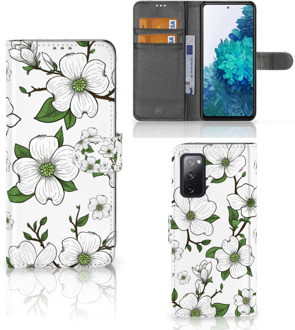 B2Ctelecom Book Case Samsung Galaxy S20FE Hoesje Dogwood Flowers