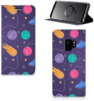 B2Ctelecom Book case Samsung Galaxy S9 Space